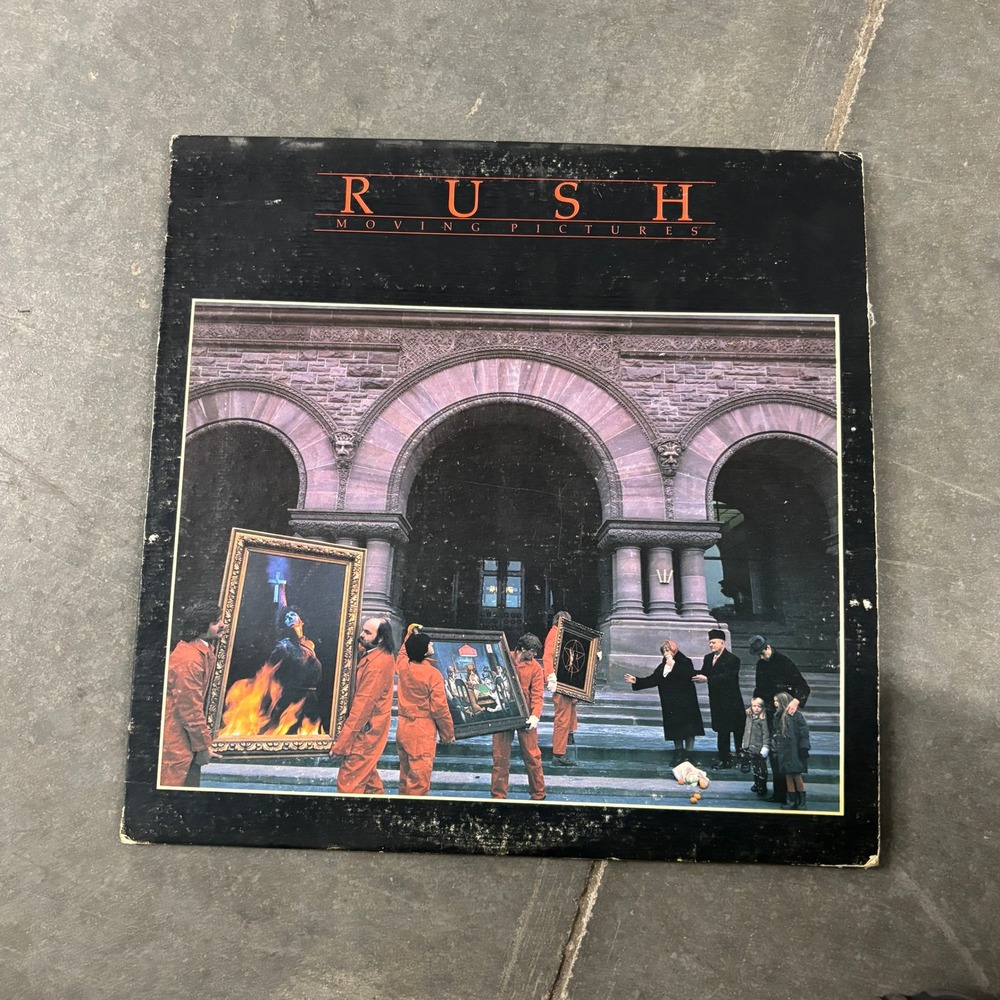 Rush Moving Pictures Vinyl LP 1981 Mercury SRM-1-4013 Tom Sawyer Rock Record